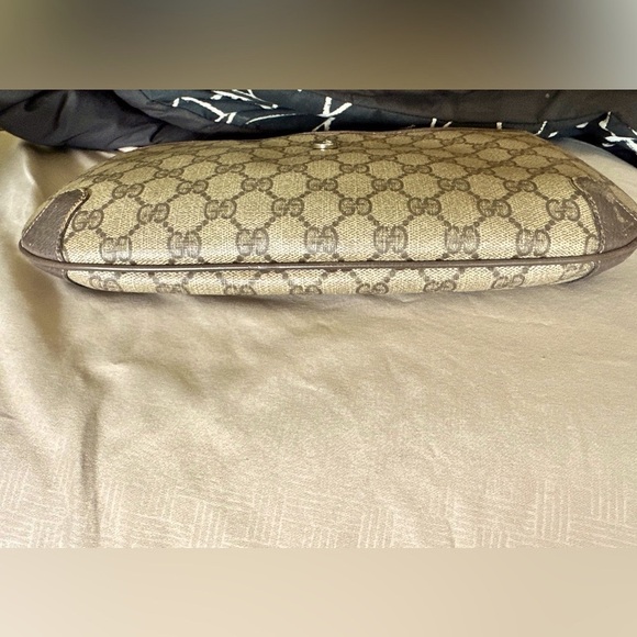 Gucci Monogram Supreme Sherry Web Ophidia Clutch Bag / Conversion Kit / Strap - Picture 8 of 10